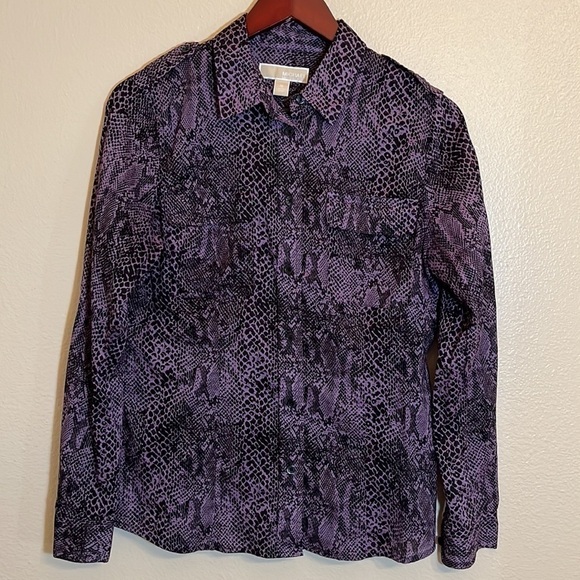 𝅺michael Michael Kors Long Sleeve Blouse - Picture 1 of 14